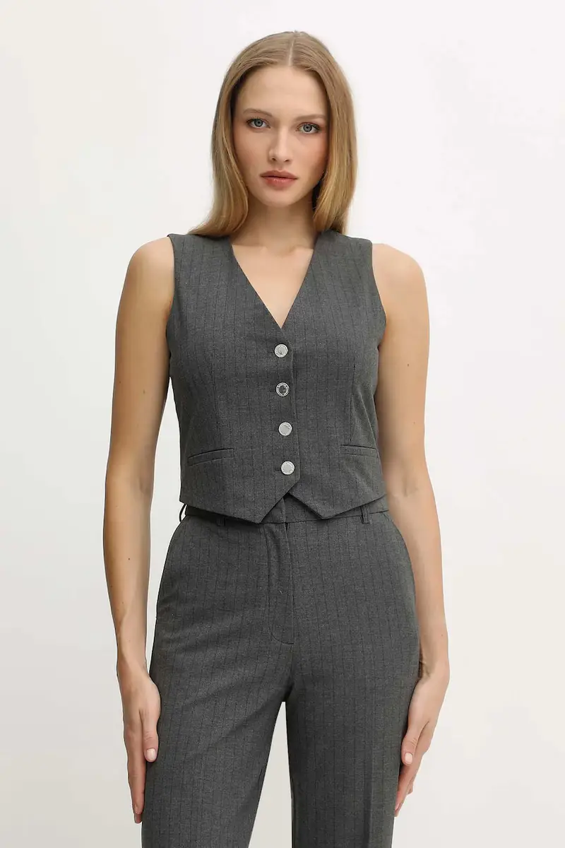 gilet colore grigio CBOKY.F