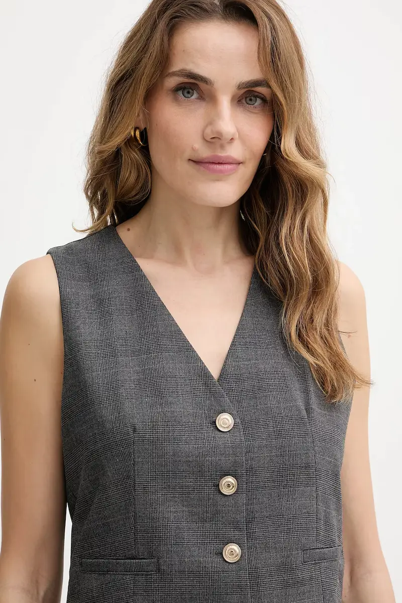 Morgan Gilet Grigio 3956325 miniatura 4