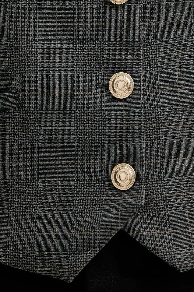 Morgan Gilet Grigio 3956325 miniatura 5