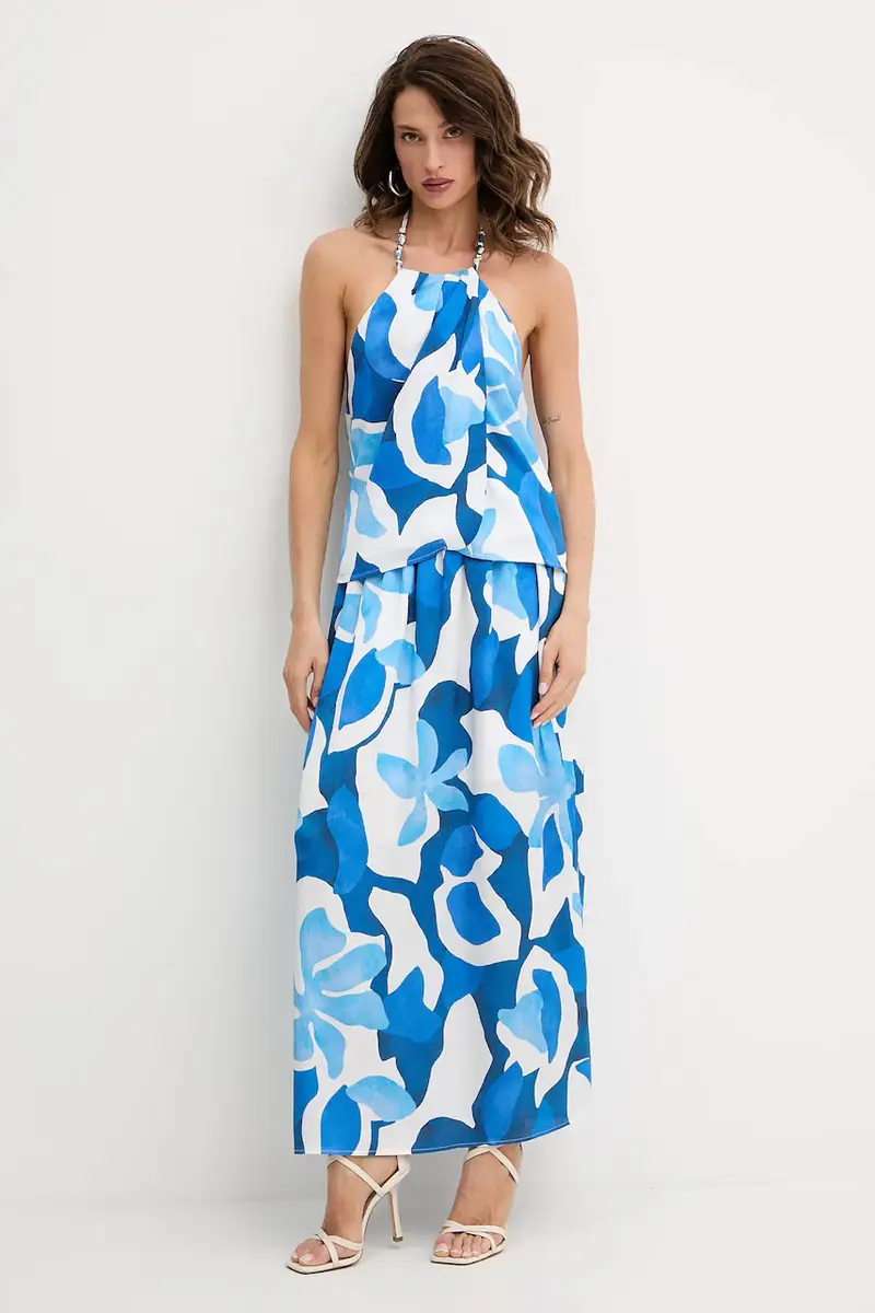 gonna colore blu JAVA.F miniatura 2