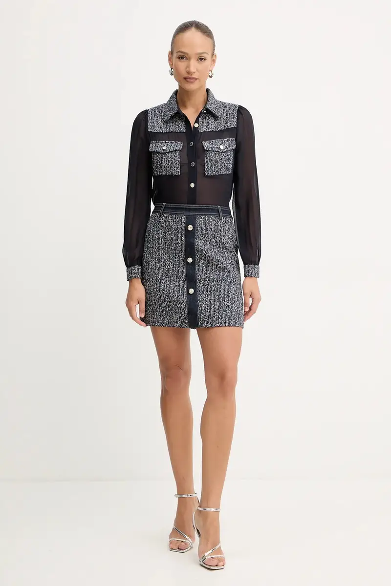 gonna colore blu navy JOSCAR miniatura 2