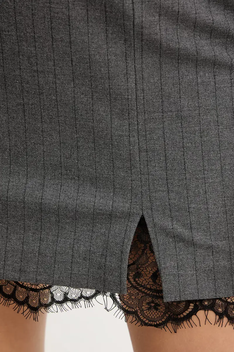 gonna colore grigio JBOKY.F miniatura 4