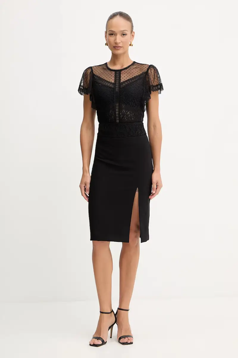 gonna colore nero JANY.F miniatura 2