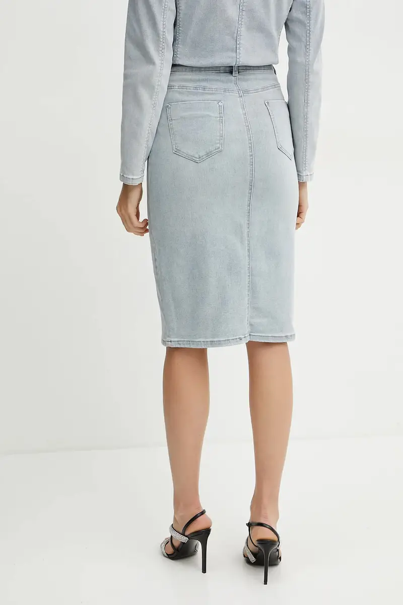 gonna di jeans JAPA colore blu JAPA miniatura 3