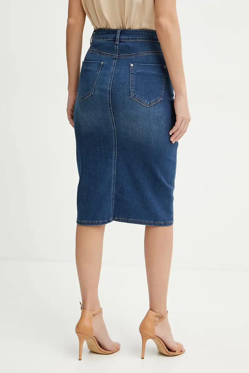 gonna di jeans JAPA colore blu navy JAPA miniatura 3