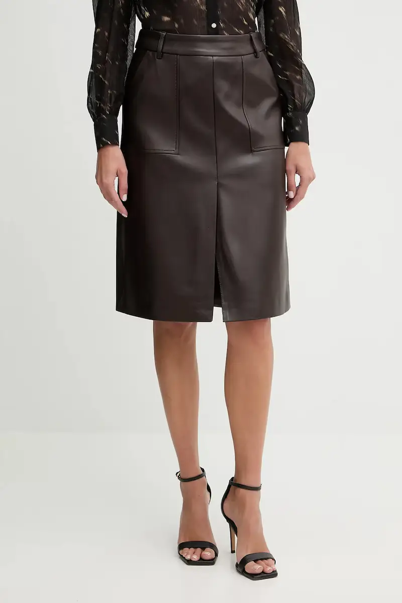 gonna JILF colore granata JILF Marrone