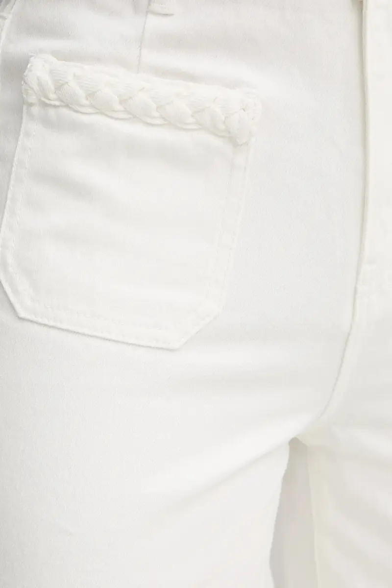 Morgan Jeans Donna Bianco 3124854 miniatura 4