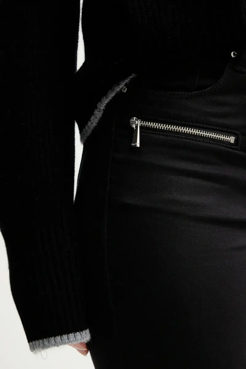 Morgan Jeans Donna Nero 3646981 miniatura 4