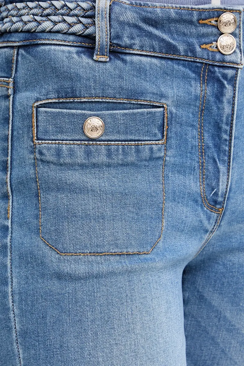 Morgan Jeans Donna Blu 3581911 miniatura 4