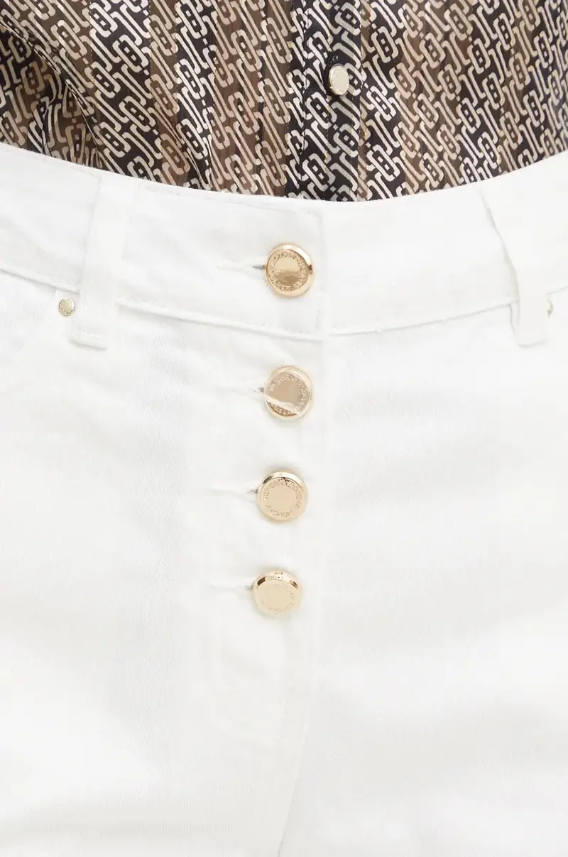 Morgan Jeans Donna Bianco 3300664 miniatura 4