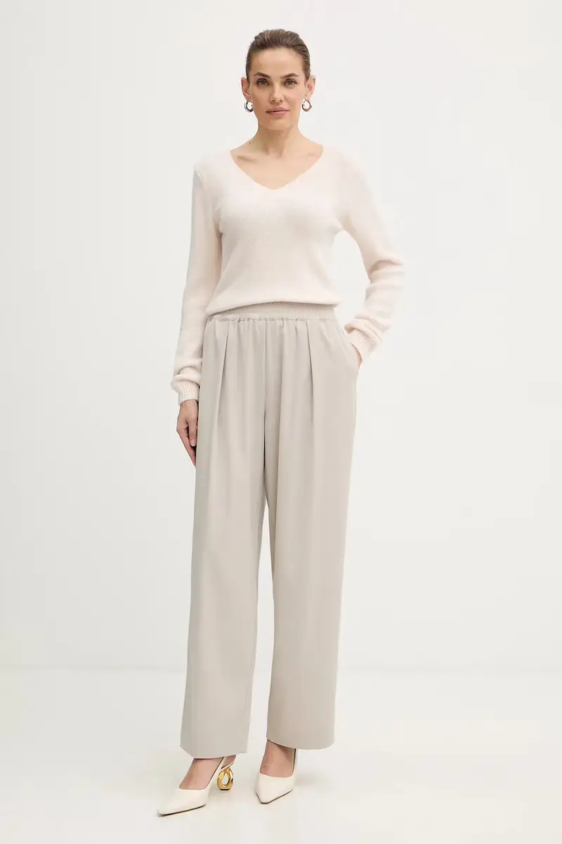 maglione con alpaca colore beige MCHEPA miniatura 2