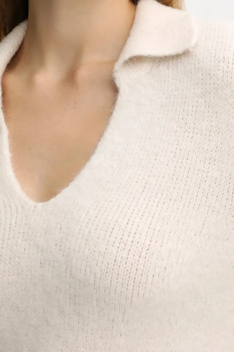 maglione con alpaca colore beige MCLO miniatura 5