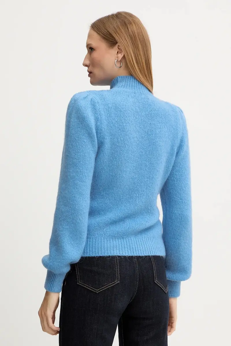 maglione con lana colore blu MLEONAR miniatura 3