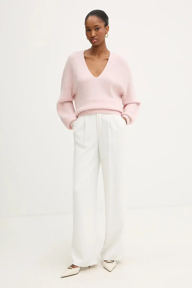 maglione con lana Rosa miniatura 2