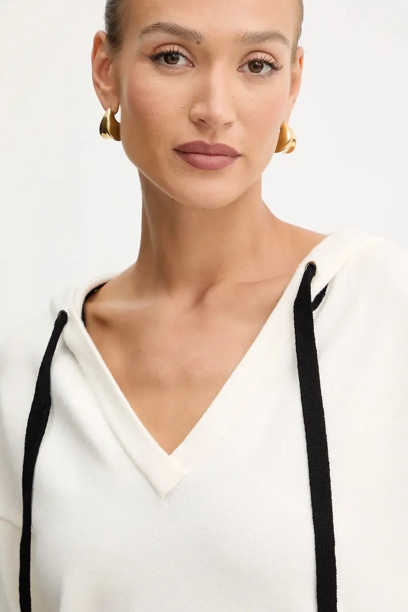 maglione donna colore beige MARTINE miniatura 4