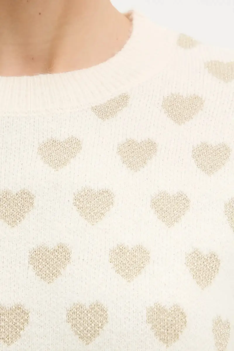 maglione donna colore beige MCOEUR miniatura 5