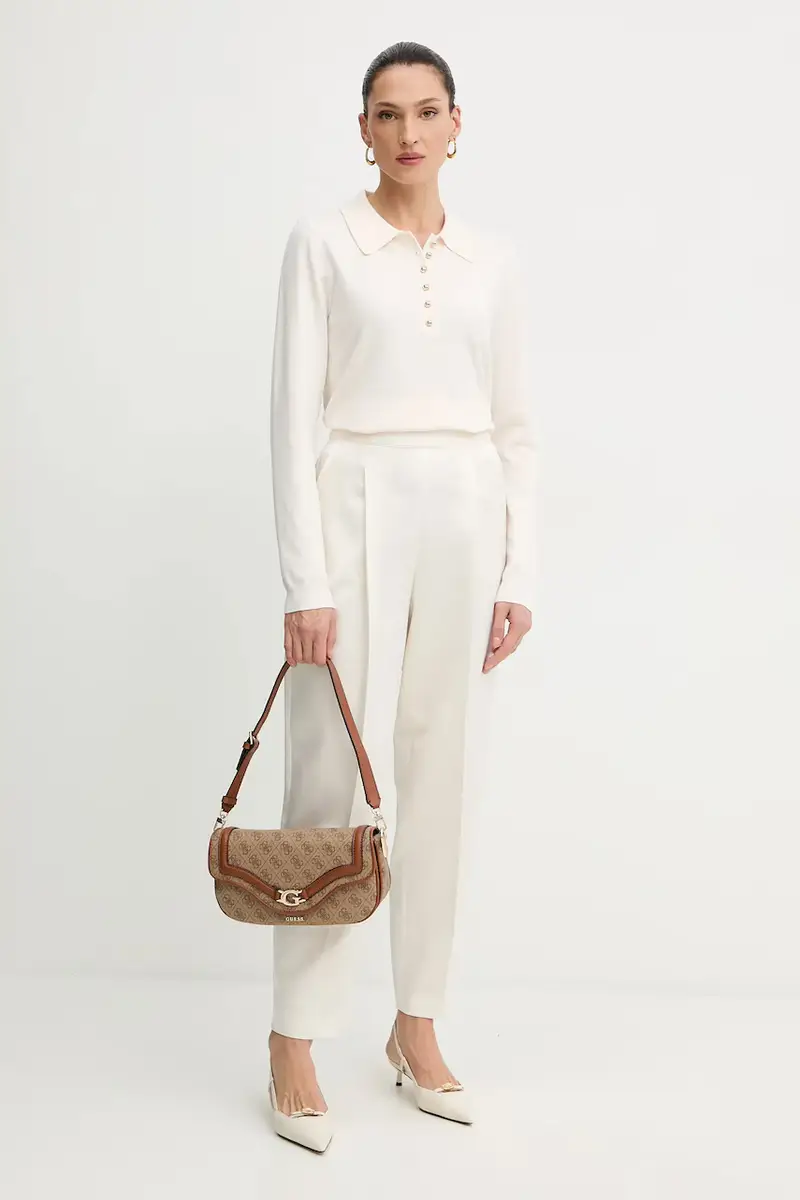 maglione donna colore beige MPOLI miniatura 2