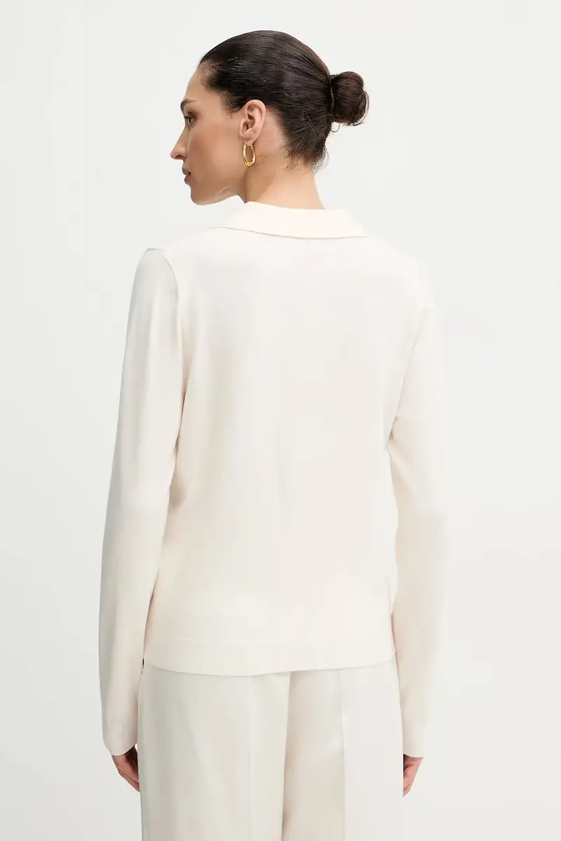 maglione donna colore beige MPOLI miniatura 3