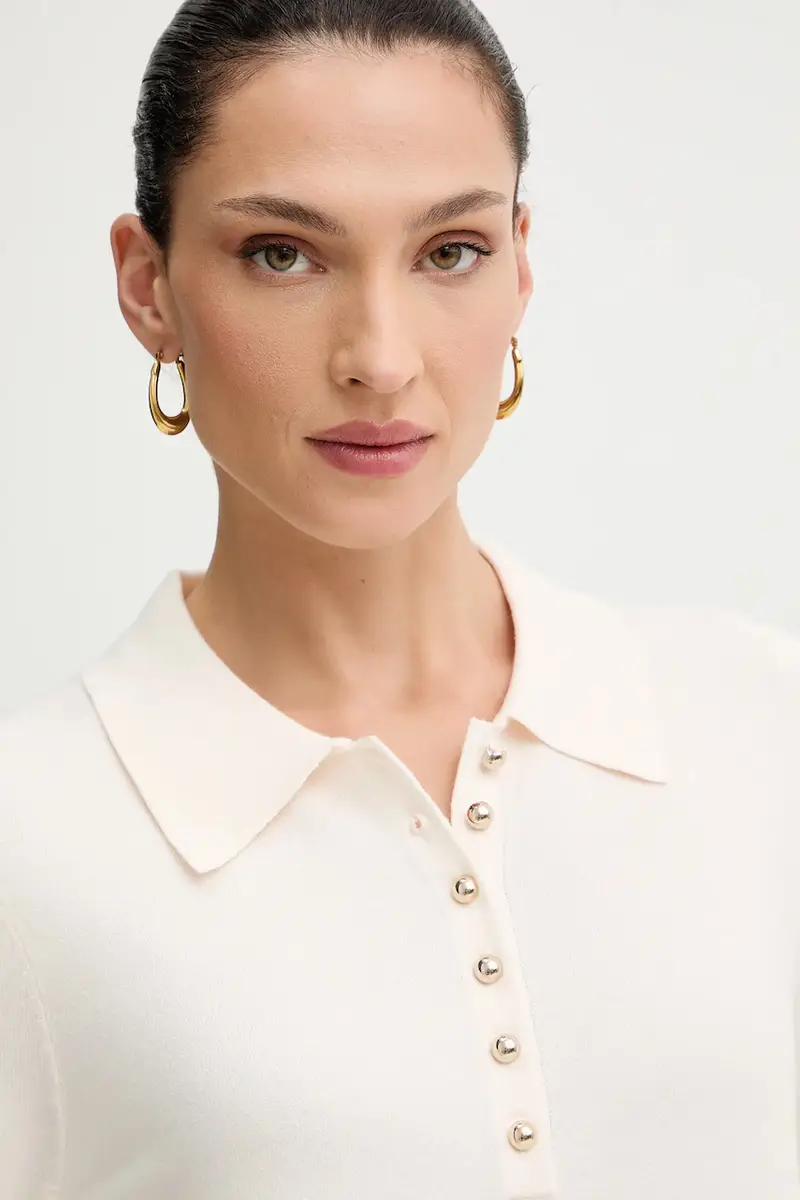 maglione donna colore beige MPOLI miniatura 4