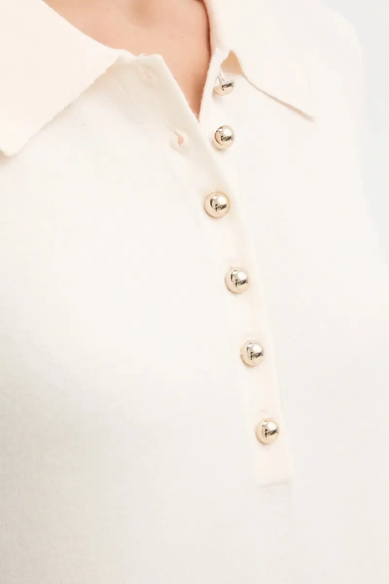 maglione donna colore beige MPOLI miniatura 5