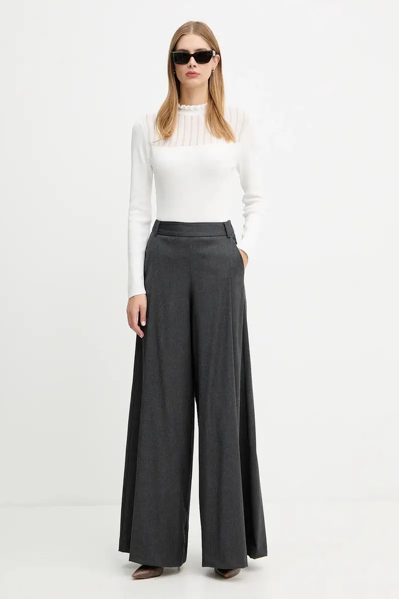 maglione donna colore bianco MSNOWI miniatura 2