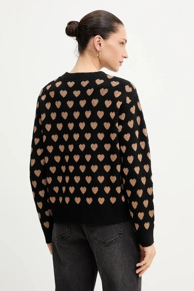 maglione donna colore nero MCOEUR miniatura 3