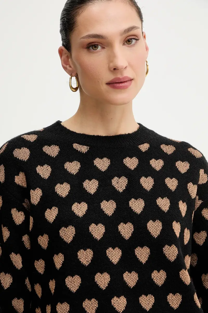 maglione donna colore nero MCOEUR miniatura 4