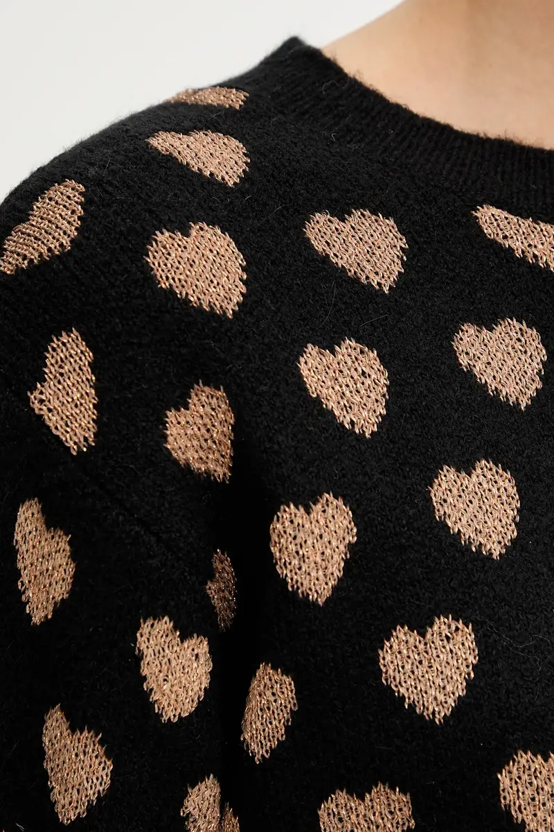 maglione donna colore nero MCOEUR miniatura 5