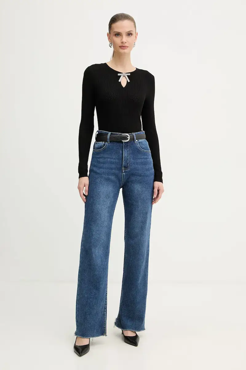 maglione donna colore nero MNODI miniatura 2