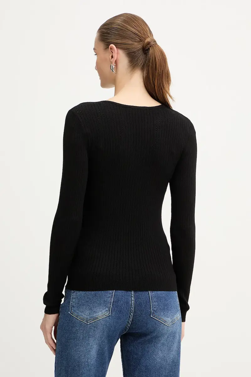 maglione donna colore nero MNODI miniatura 3
