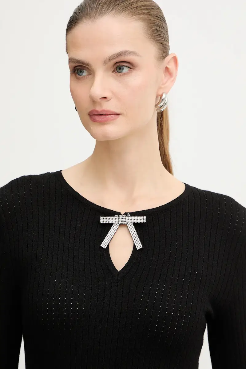 maglione donna colore nero MNODI miniatura 4