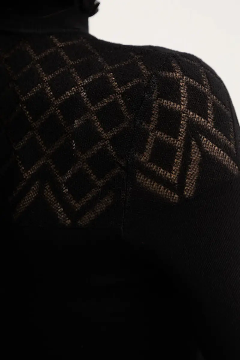 maglione donna colore nero MOC miniatura 5