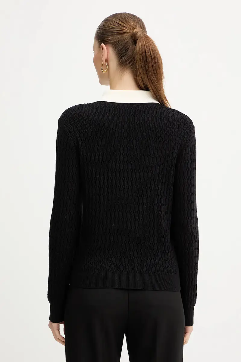 maglione donna colore nero MTORIA miniatura 3