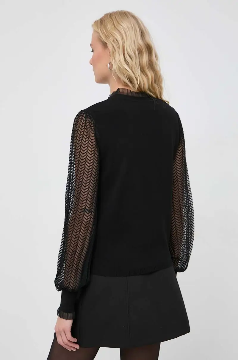 maglione donna Nero miniatura 3