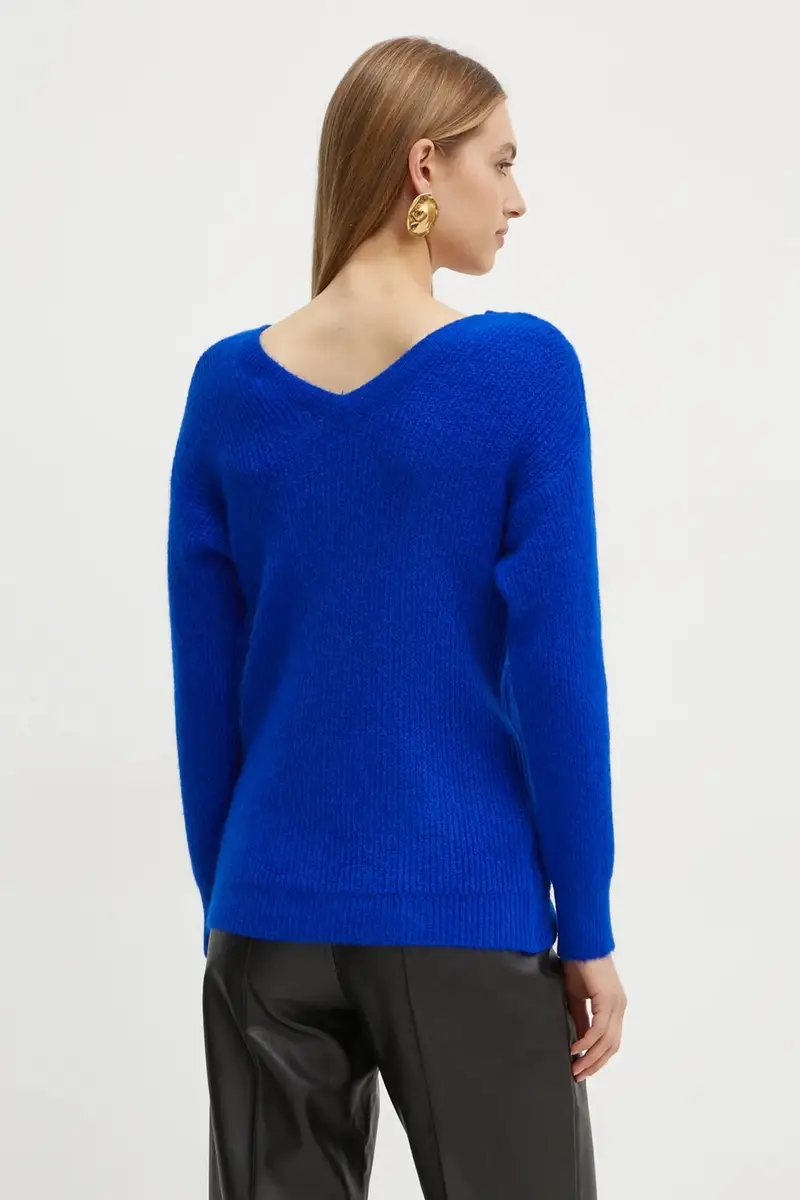 maglione in misto lana MATILD3 donna colore blu MATILD3 miniatura 3