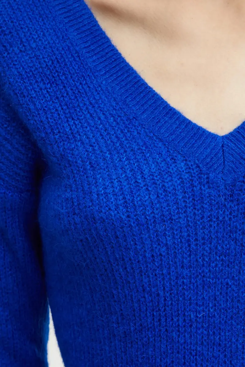 maglione in misto lana MATILD3 donna colore blu MATILD3 miniatura 5