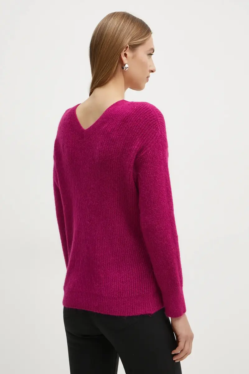 maglione in misto lana MATILD3 donna colore rosa MATILD3 miniatura 3