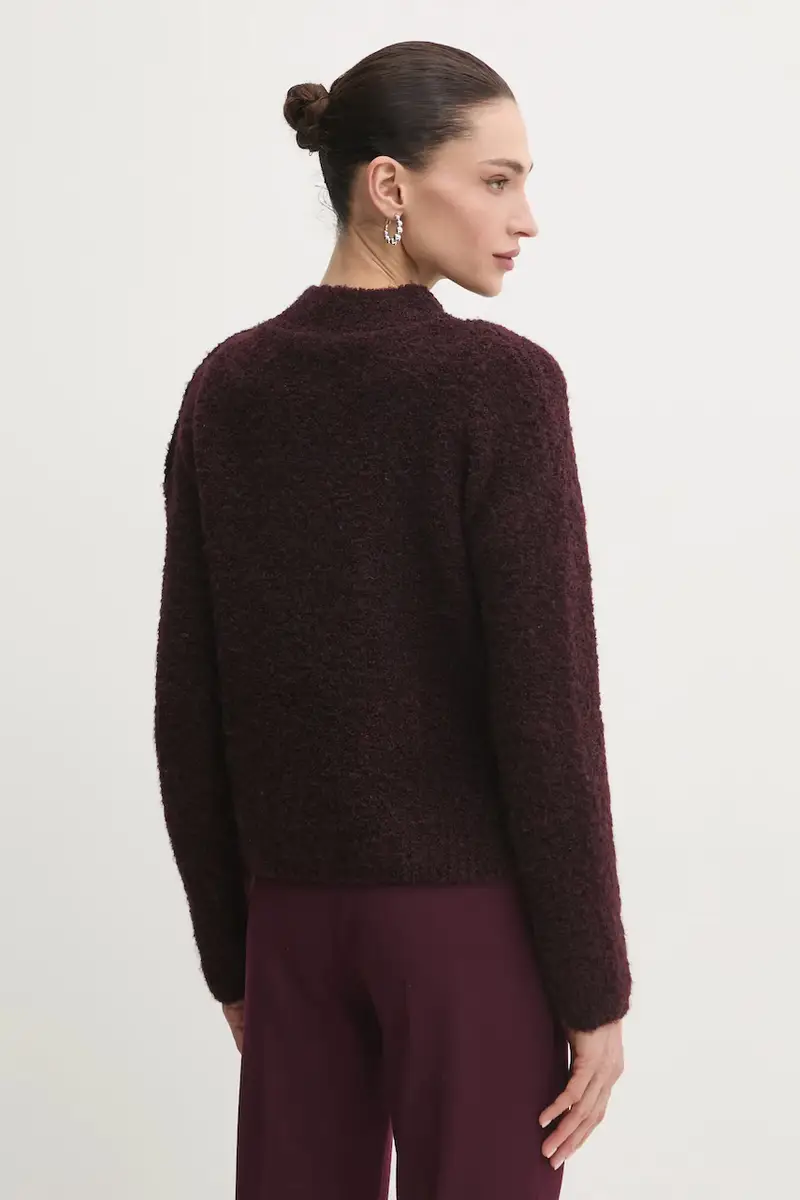 maglione in misto lana MBULLE donna colore granata MBULLE miniatura 3