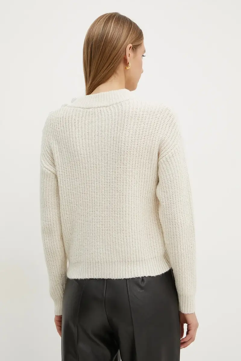 maglione in misto lana MORISOT donna colore beige MORISOT miniatura 3