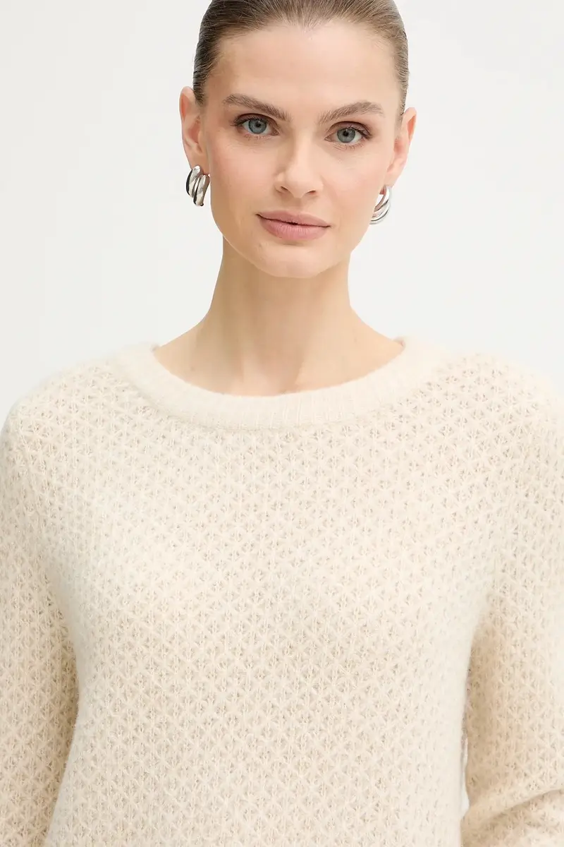 maglione in misto lana MPAUL Beige miniatura 4