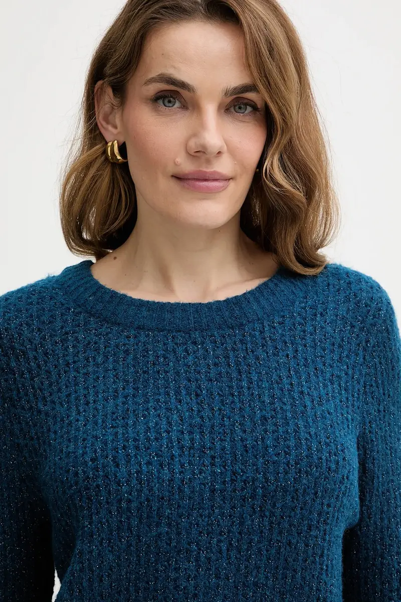 maglione in misto lana MPAUL Turchese miniatura 4