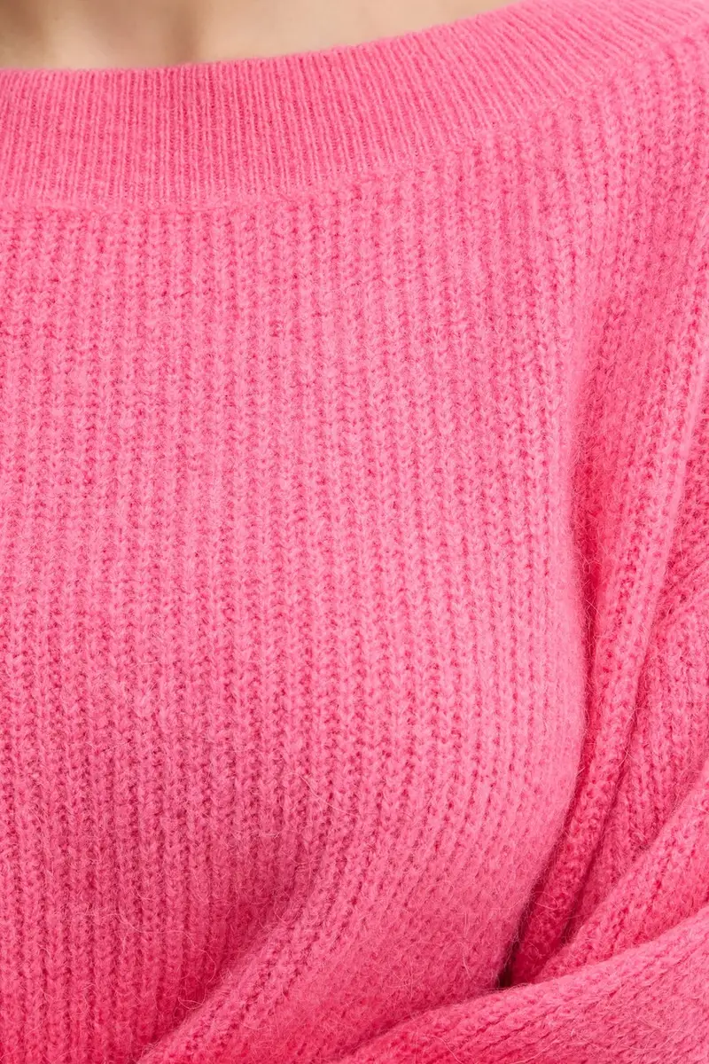 maglione in misto lana MREINE donna colore rosso MREINE Rosa miniatura 5