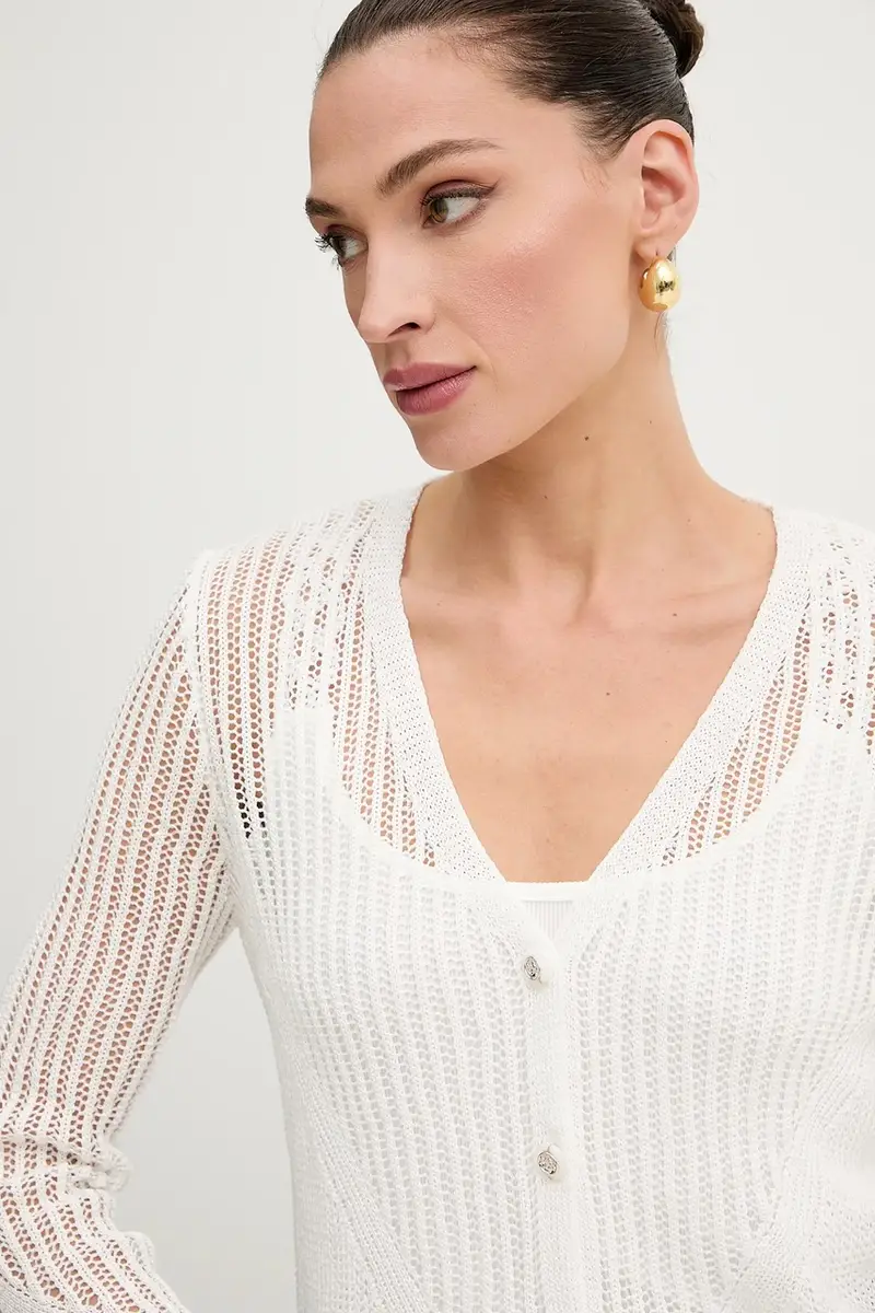 maglione MAGATHE donna colore oro MAGATHE Bianco miniatura 4