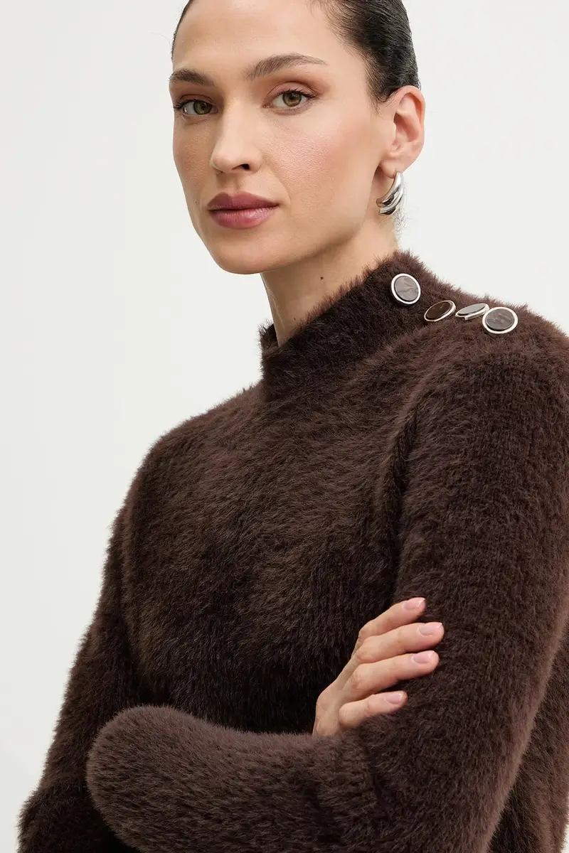 maglione Marrone miniatura 4