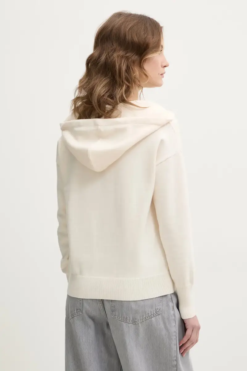 maglione MBALLON donna colore beige MBALLON miniatura 3