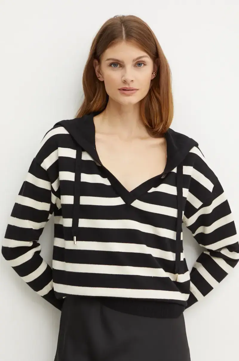 maglione MBALLON donna colore nero MBALLON miniatura 4