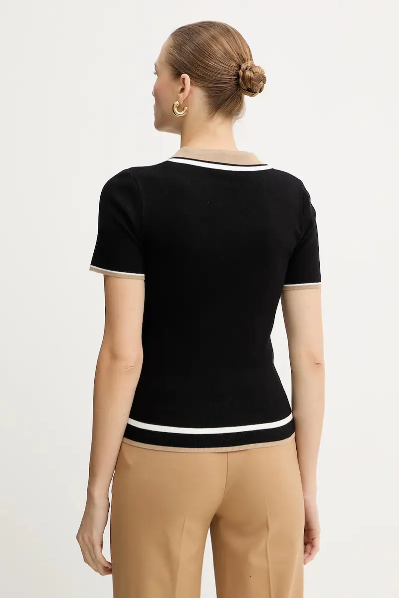 maglione MTOI donna colore blu MTOI Nero miniatura 3