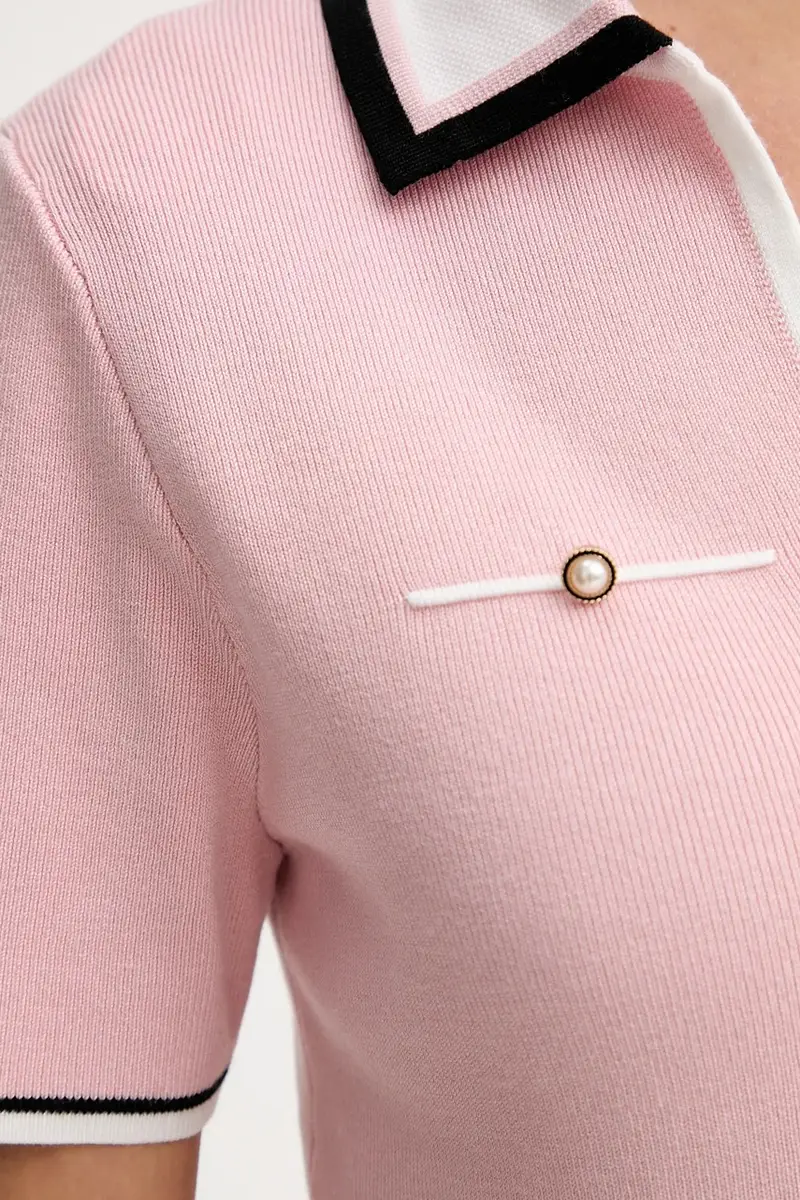 maglione MTOI donna colore rosa MTOI miniatura 5