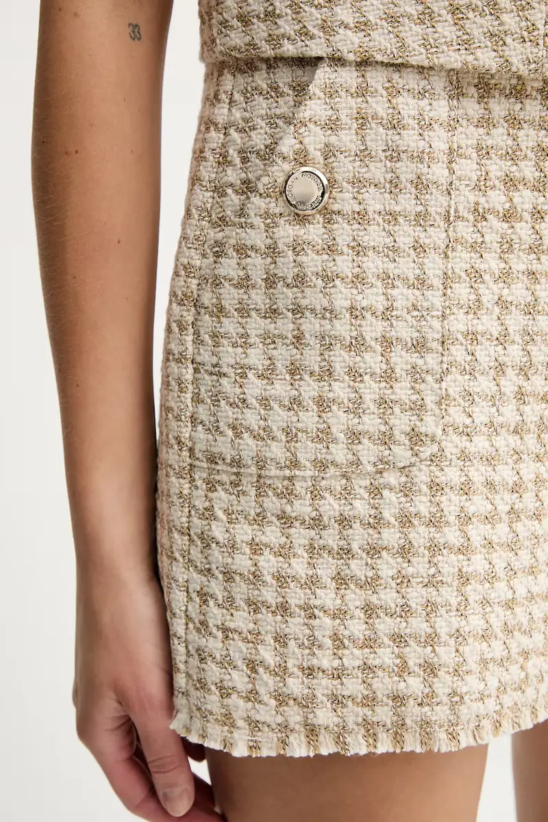 pantaloncini donna colore beige SHAV.F miniatura 4