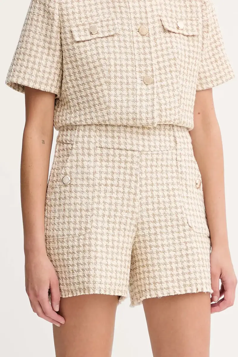 pantaloncini donna colore beige SHAV.F